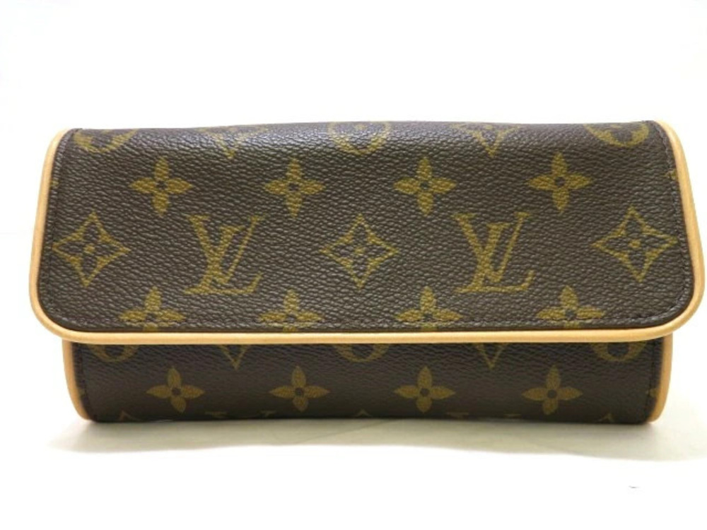 LOUIS VUITTON Pochette Twin Shoulder Bag Monogram